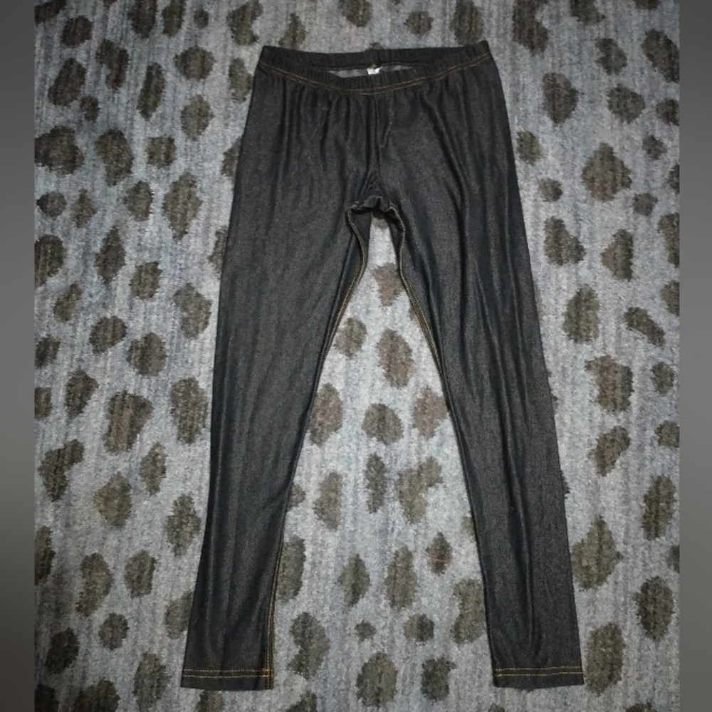 Steve Madden Faux Jean Leggings sz S